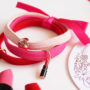 KAREN MURRELL CHRISTMAS LIPSTICK AND CHARM BRACELET SET 3